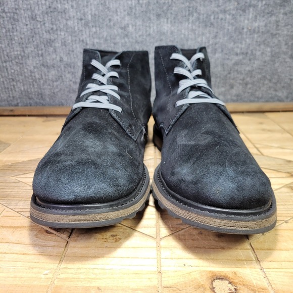 Sorel Madson II Men's 11.5 Waterproof Black Suede Lace Up Chukka Boots - Picture 4 of 13